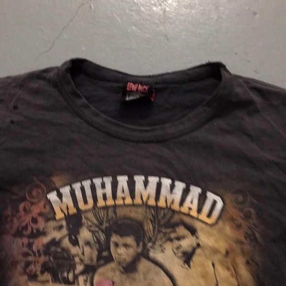 Faded & washed out Muhammed Ali graphic t-shirt - Picture 3 of 6